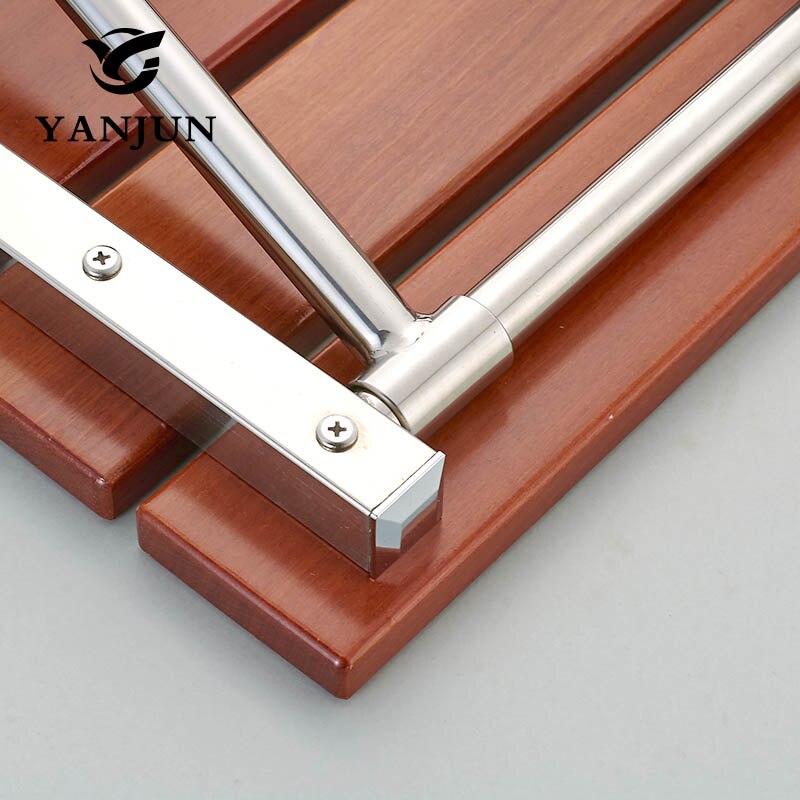 Vouwen Bad Douche Seat Wandmontage Ontspanning Douche Stoel Massief Hout Douche Klapstoel