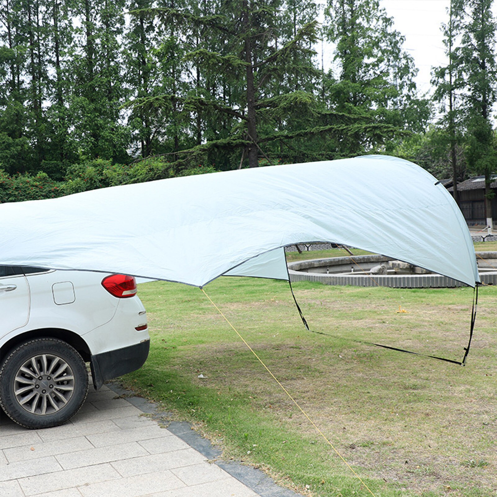 Tailgate Shade Awning Tent Rooftop Tents Truck Canopy Roof Top Tent Car Canopy For SUVs Van Trucks Camping Accessories For