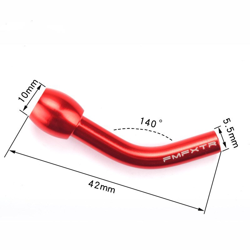 2/4pz bicicletta deragliatore posteriore tubo MTB gomito cavo in lega di alluminio prolunga accessori per biciclette accessori nero/rosso/blu