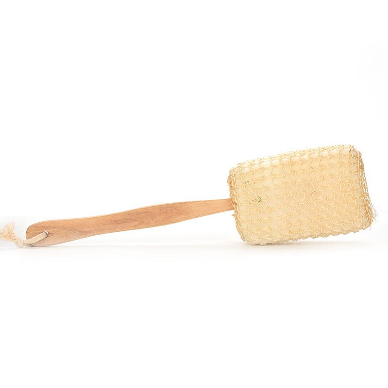 Badborstar dusch badkar produkter långa trähandtag naturlig sisal kropp rygg svamp scrubber sanitetsartiklar svit