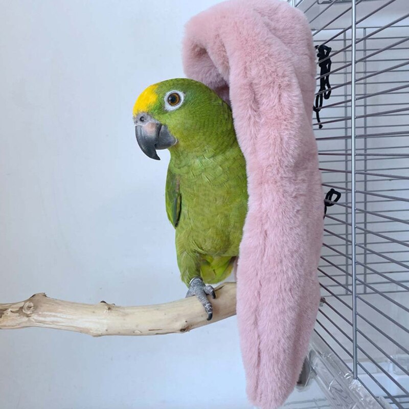 Winter Warm Vogel Sjaal Nest Hoek Papegaai Deken Huisdier Kleine Dier Opknoping Tent Kooi Decoratie Voor Parkiet Valkparkiet
