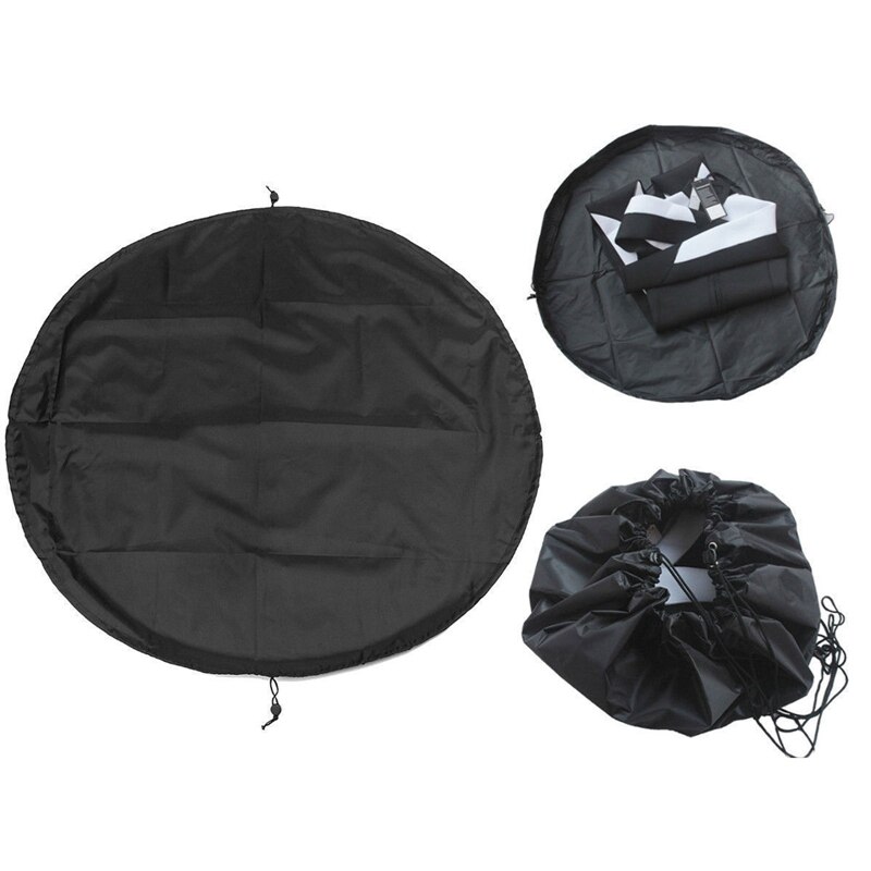 Draagbare Zwemmen Kleding Opbergtas Outdoor Strand Duiken Pak Opbergtas Voor Badpak Kleren Waterdichte Opslag Pouch Black