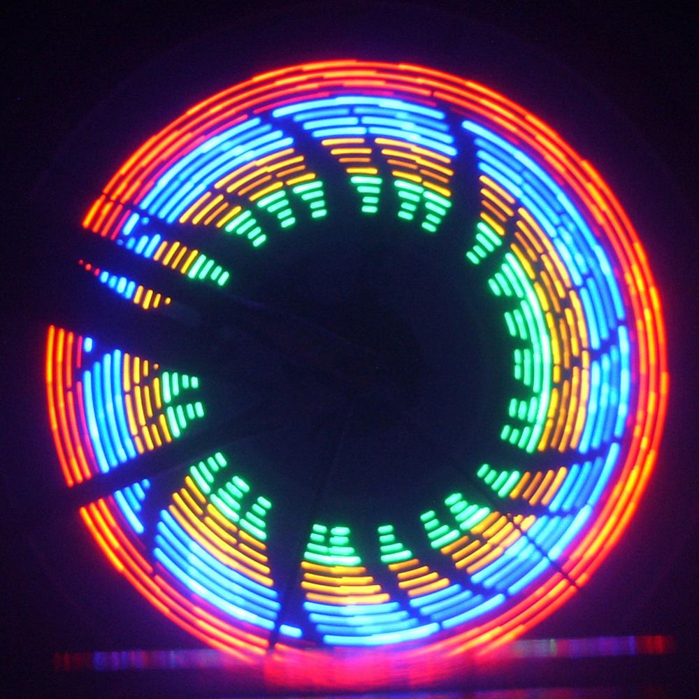 80% 32LED DIY Bicycle Light Colorful Bike Wheel Spoke Light Cycling Tire Signal Lamp Night Safety Bicycle Accessories