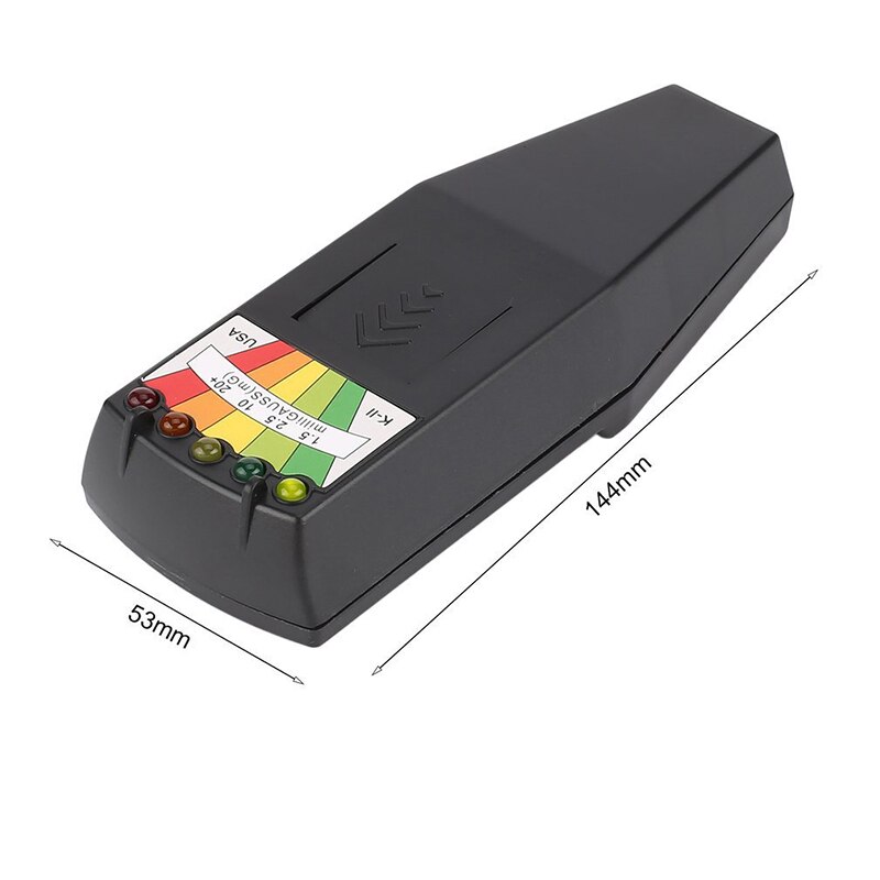 High Precision EMF Meter Magnetic Field Detector Measurement Portable Electromagnetic Radiation Detectors 5 LED Gauss Meter