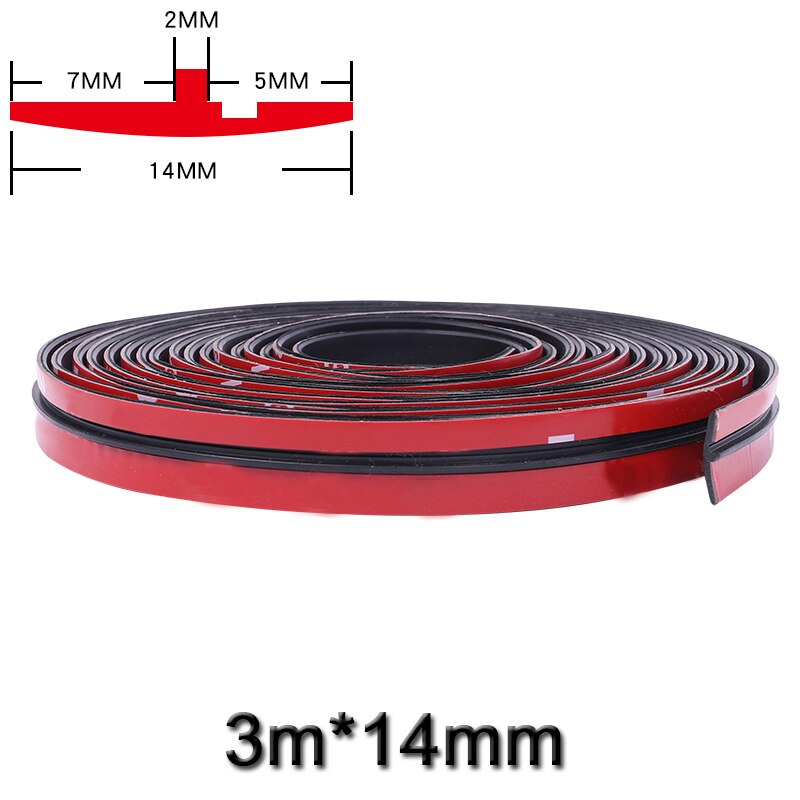 DIY Car Rubber Strip Edge Sealing Strips Auto Roof Windshield Sealant Protector Seal Strip Window Seals Noise Insulation Sticker: Black