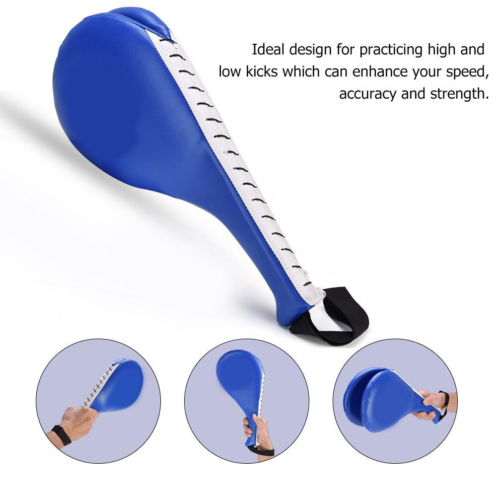 Taekwondo Double Kicking Pad Kick Train Strike Pad Target Tae Kwon Do Karate Kickboxing For Practicing High And Low Kicks