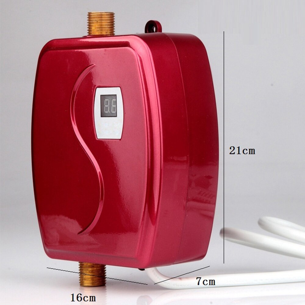 Dmwd 220V 3800W Mini Instant Elektrische Boiler Keuken Badkamer Snel Thermostaat Verwarming Doorstromers