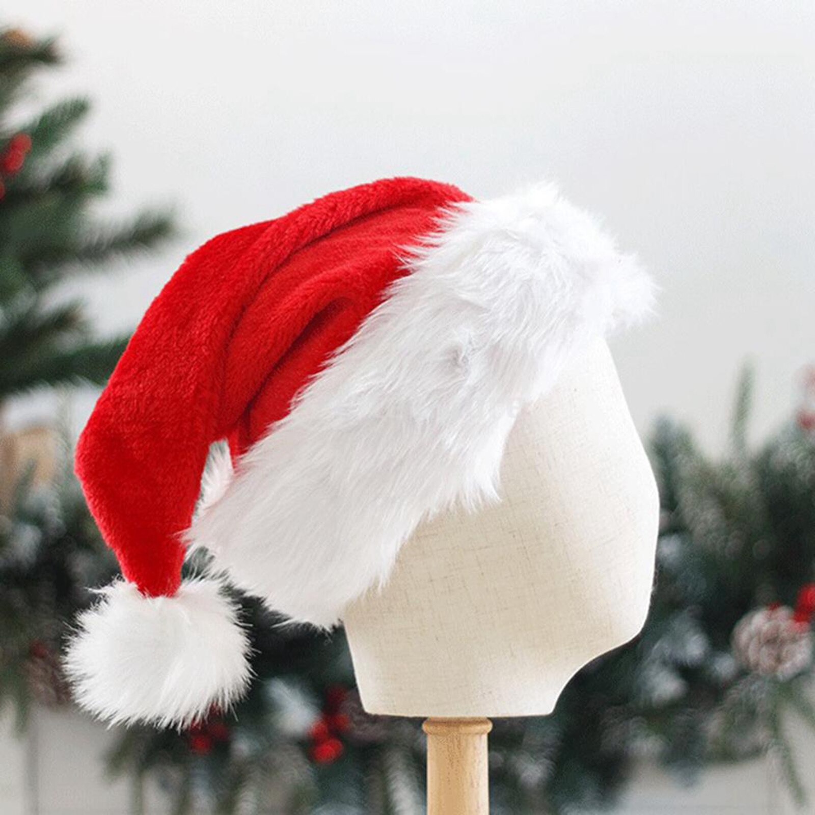 SANTA HATS FANCY DRESS FATHER CHRISTMAS PARTY STOCKING FILLER HAT FANNCY DRESS