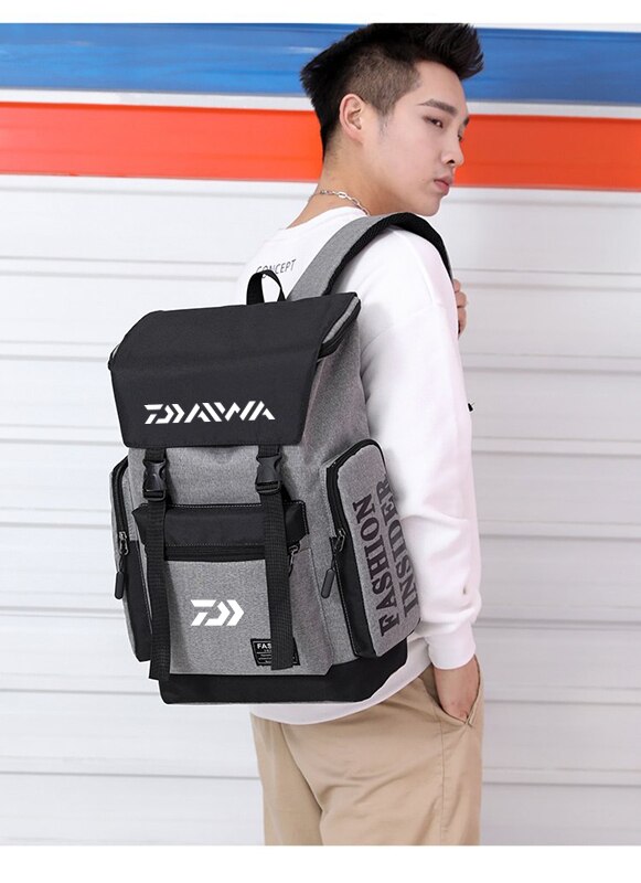 DAIWA Fishing Backpack Male Outdoor Sports Breathable Wearresistant Waterproof Fishing Bag
