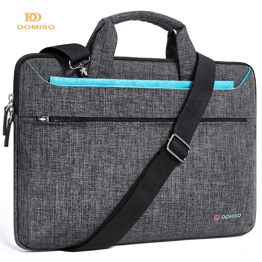 Domiso wielofunkcyjny moda pokrowiec na laptopa z uchwytem odporny na zachlapanie, odporna na wstrząsy torba na Laptop Notebook dla 14 "15.6" cal torba na laptopa