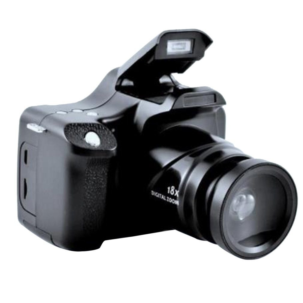 CMOS SLR Video Camera 18X Optical Zoom Three Lens HD Digital Camera 24 Million Pixel Auto Focus