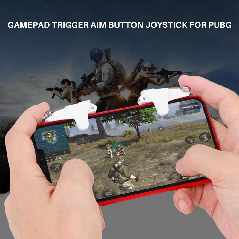 6Pcs Mobiele Game Controller Gamepad Trigger Doel Knop Joystick Voor Pubg