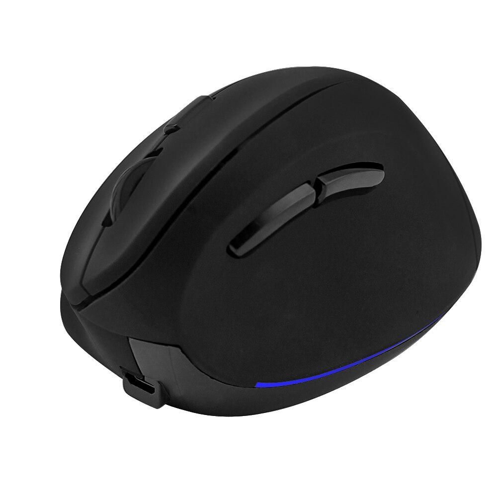 CHYI Ergonomic Vertical Wireless Mouse Rechargeable Computer Gaming Mice 1600 DPI USB Optical 6 Buttons Big Hand Mouse For PC