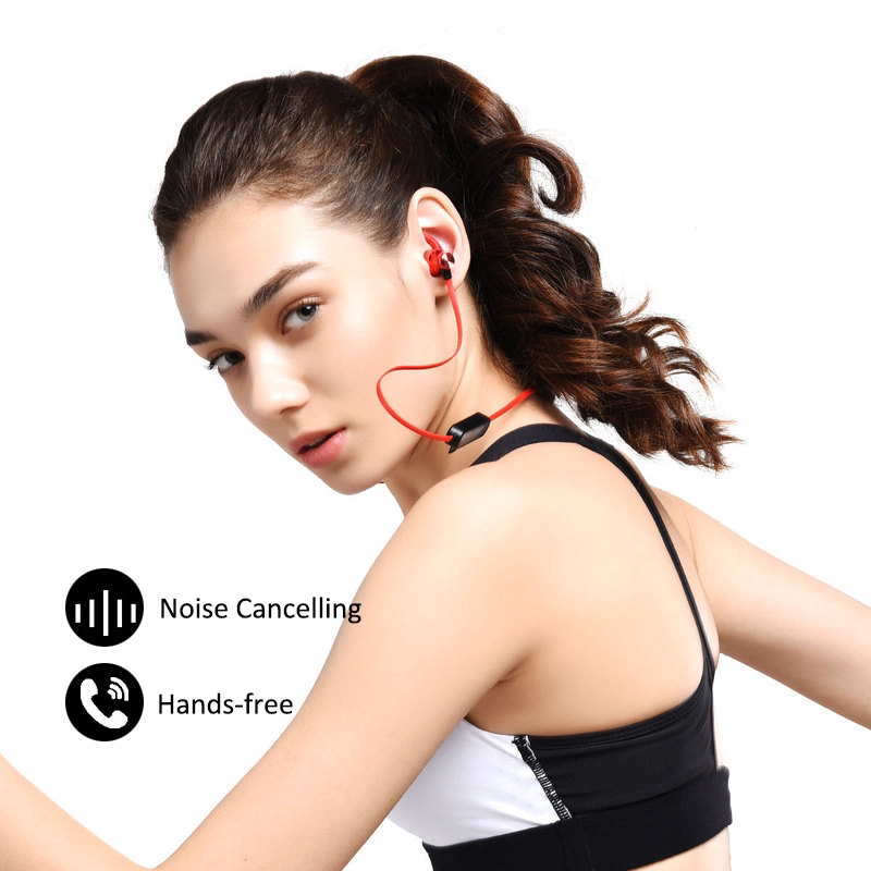 XT22 sportowe słuchawki Bluetooth przyciąganie magnetyczne bezprzewodowy zestaw słuchawkowy wsparcie TF karta SD bas radiowy wodoodporne słuchawki z mikrofonem