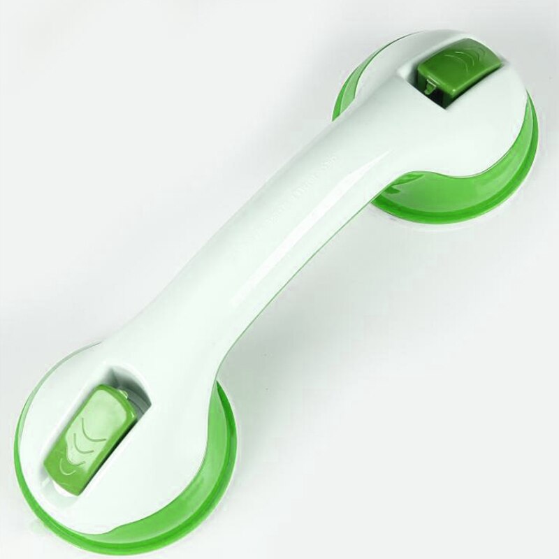 Barra de agarre antideslizante para baño, Asa con ventosa para ancianos, de seguridad, para ducha, bañera: green
