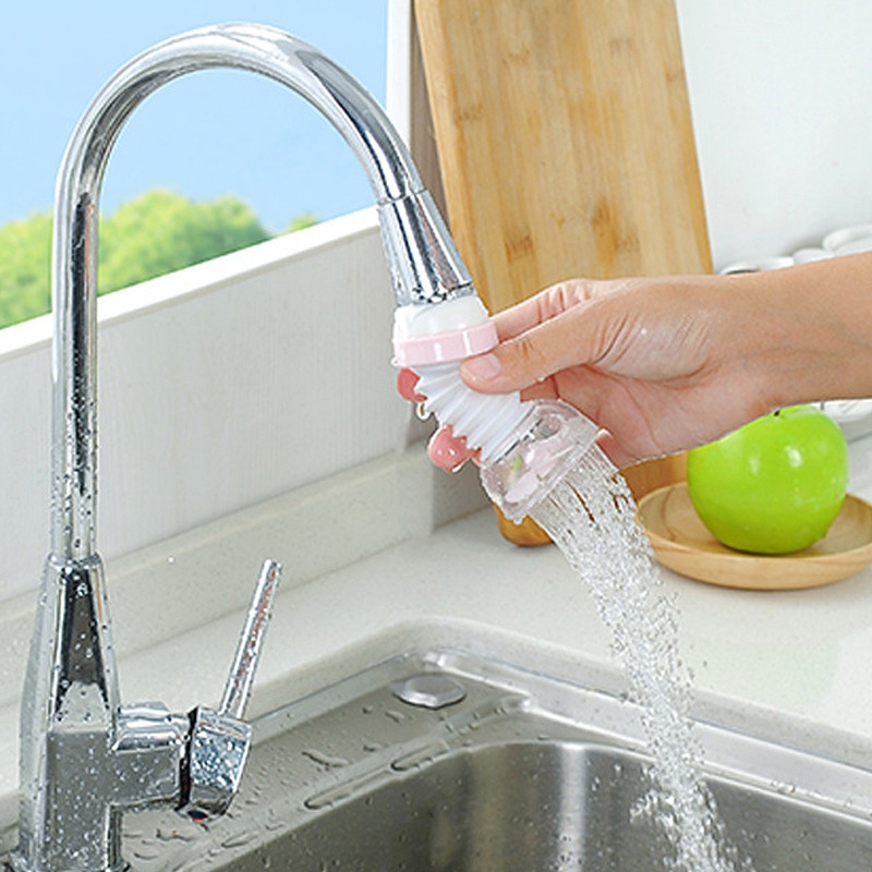 Kitchen Faucet Adjustable Tap Extender Faucet Saving Water Anti-Splash Water Outlet Shower Head Water Filter Sprinkler