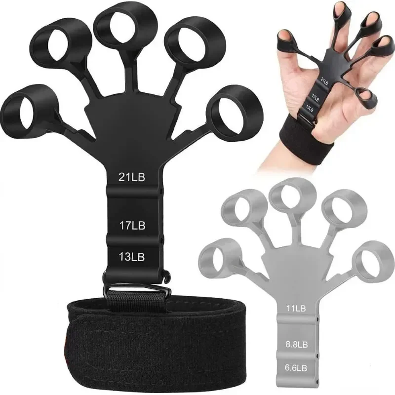 Renfort de poignée en Silicone, 1 pièce, civière de doigt, entraîneur de poignée, gymnastique, Fitness, entraînement et exercice de renforcement des mains