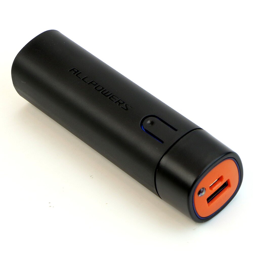 ALLPOWERS 5000mAh Power Bank Portable External Battery Pack Phone Charger for iPhone Samsung Huawei Xiaomi: Orange