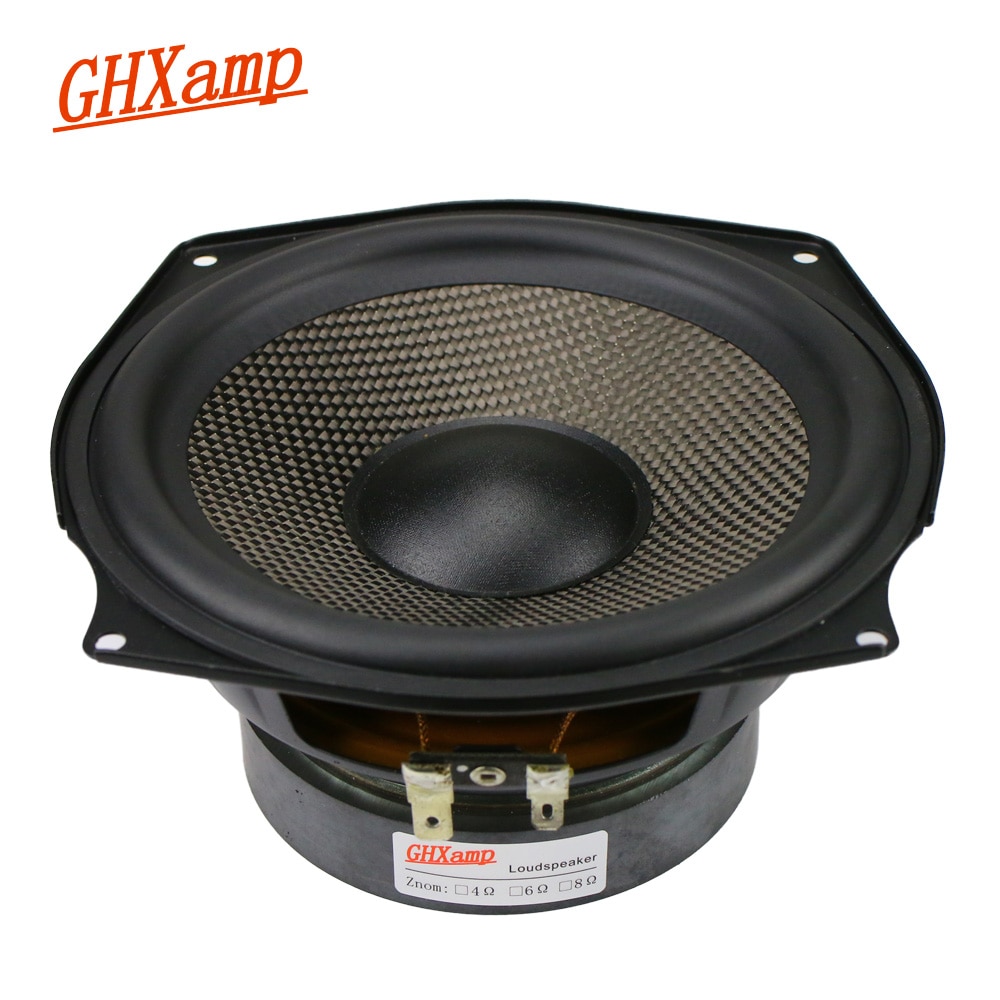GHXAMP 6 inch Midrange Woofer Speaker 12ohm 100 W Subwoofer Luidspreker Home Theater Geweven Wastafel Rubber Rand 1 pc