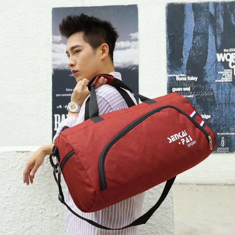 Sport Gym Bag Men Women Handbag Waterproof Outdoor Fitness Travel Backpack Large Capacity Yoga Training Duffel Bags