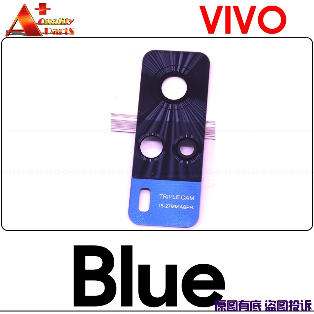Voor Vivo Y31 Y51 Y51A Originele Back Rear Camera Lens Glas Vervangende Cover: Dark blue