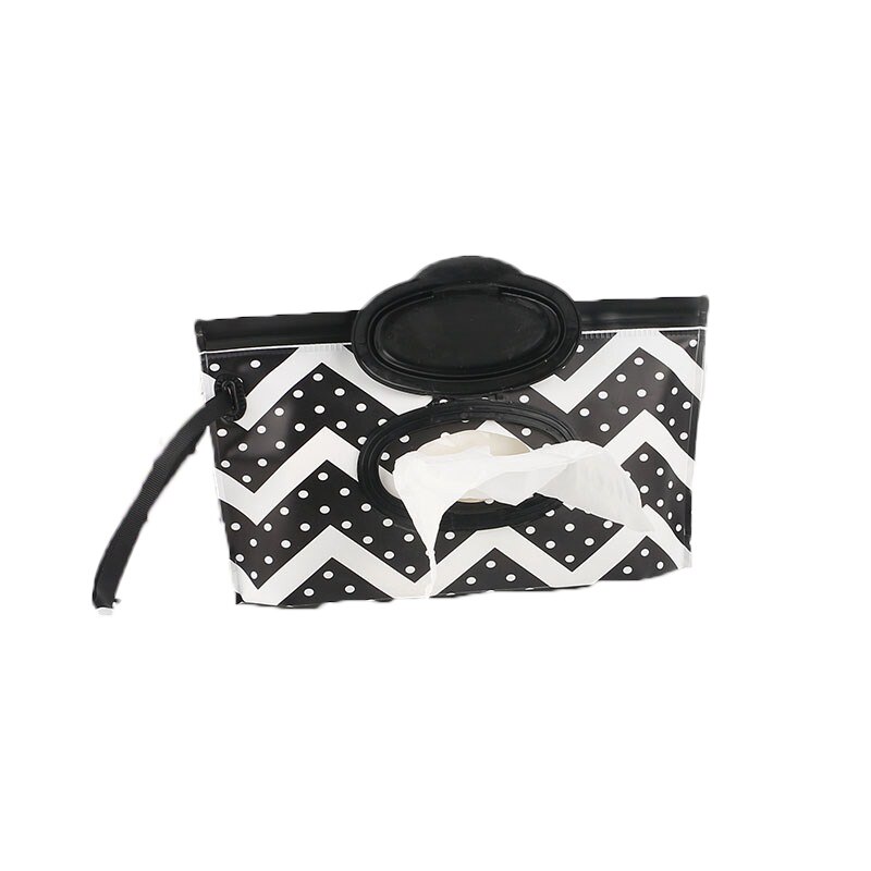 Portable Baby Wipes Box Wet Wipe Box Cleaning Wipes Carrying Bag Eco-Friendly Wipe Container Wristlet Wet Wipe Case