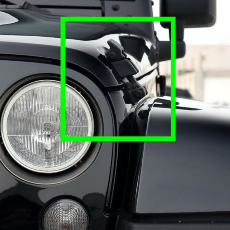 2 travas para trava de capô de carro, fivela abs para jeep wrangler jk, acessórios ilimitados de proteção, 2007-2016
