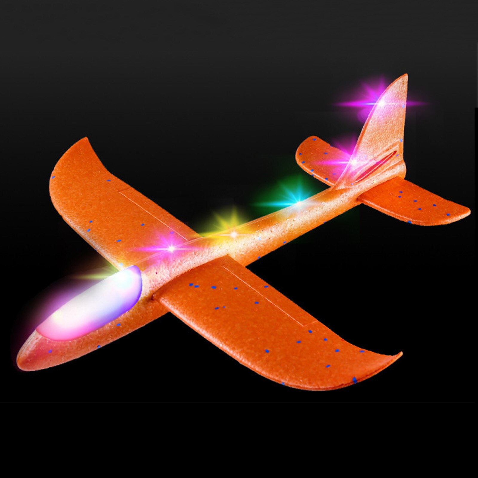 Foam Throwing Glider Toy Airplane Aircraft Multiple Colour Toy Hand Airplane Model Glow Toys Throw The Plane ألعاب منتج جديد