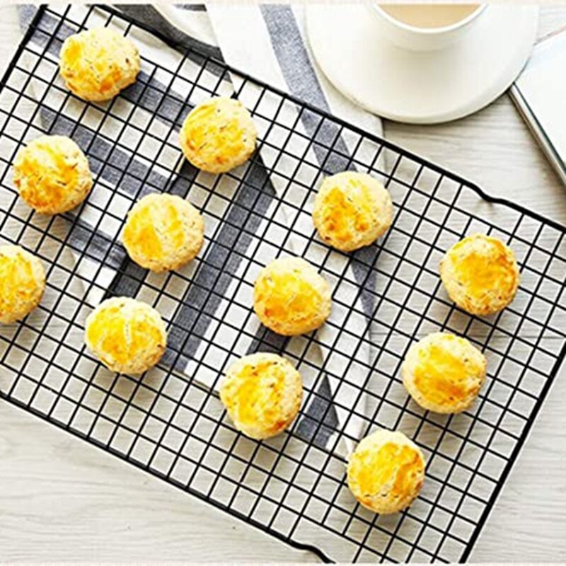 Cooling Baking Rack, Drying Wire Racks, Size 11 inchX10 inch,Thick Heavy Duty Commercial Grid Rack (3 Pack)