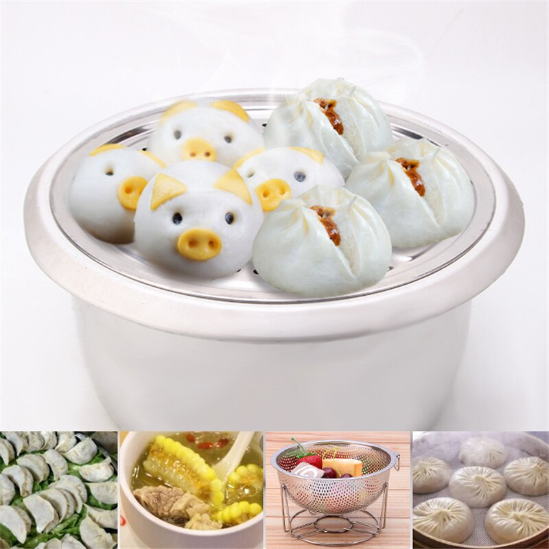 1 PC 18-50cm Pressure Cooker Canner Rack Stainless Steel Canning Steamer Rack Stand For Cooking Toast Bread Baking Kitchen Gadge