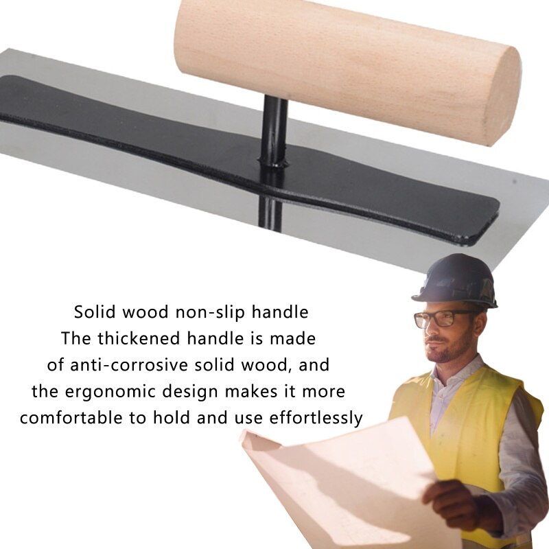 0.7mm Mortar Board Stainless Steel Corner Trowel Batch Wall Shovel Putty Cement Finishing Paint Decorating Construction Tools