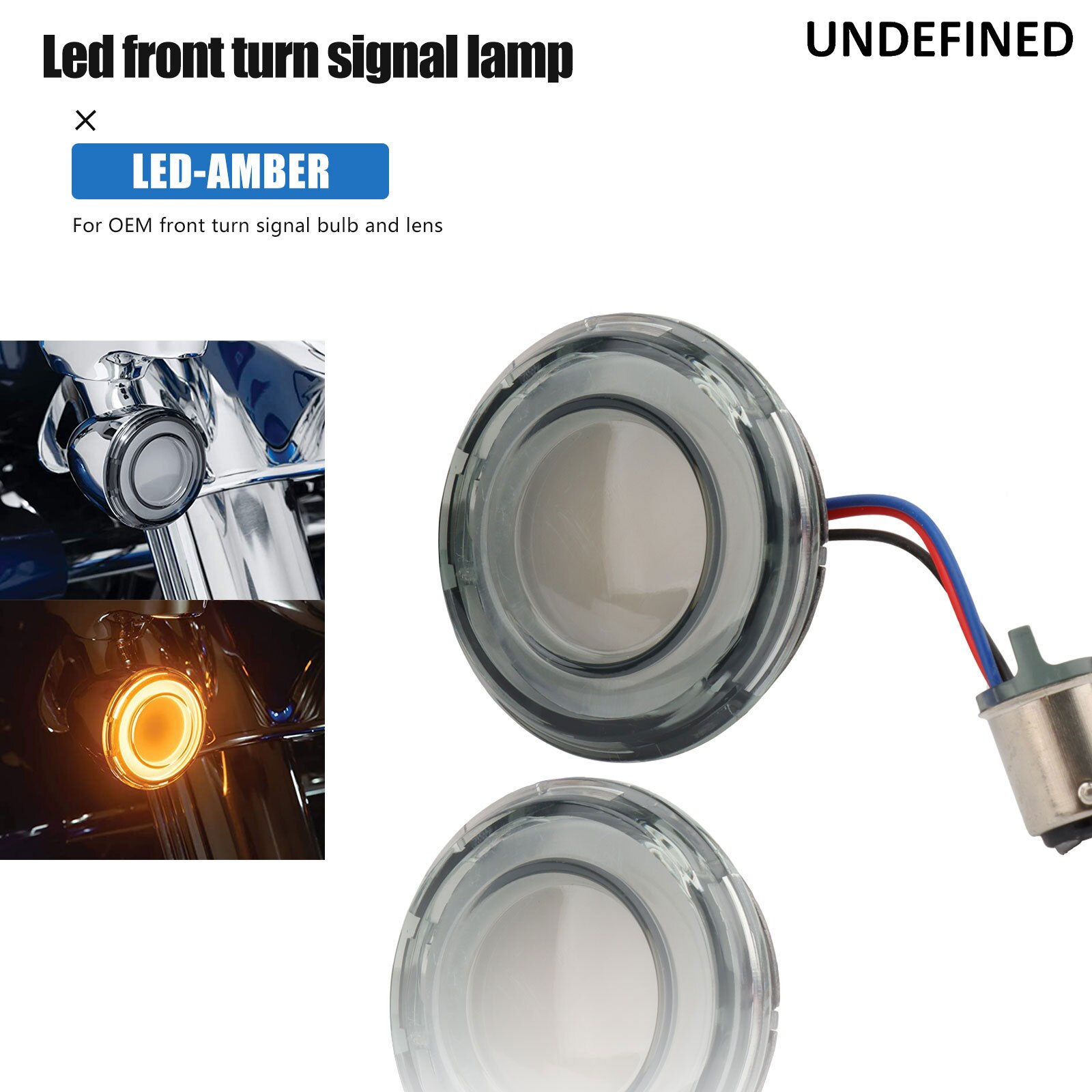 Front Rear Turn Signal Conversions 1157 Bullet Style Dual-Circuit Amber Lights For Harley Touring Dyna Softail Sportster 2002-21