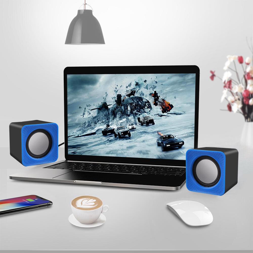 Kebidu Draagbare Wired Mini Speakers Usb 2.0 Voor Laptop Pc MP3 Multimedia Speaker