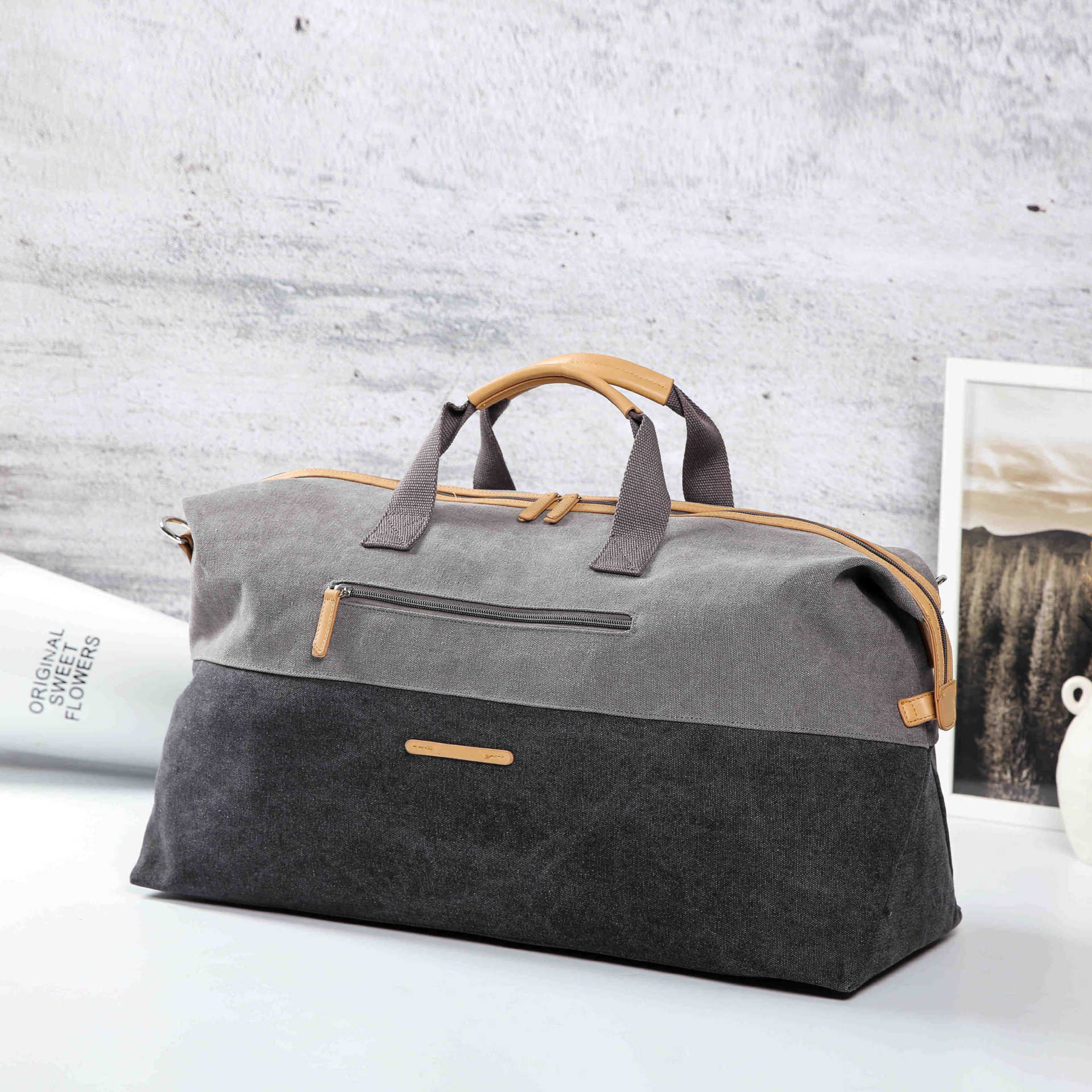 Mannen Canvas Travel Duffle Tassen Grote capaciteit Handtas mannelijke Vintage Bagage Tassen Casual Computer Laptop Tote Multifunctionele