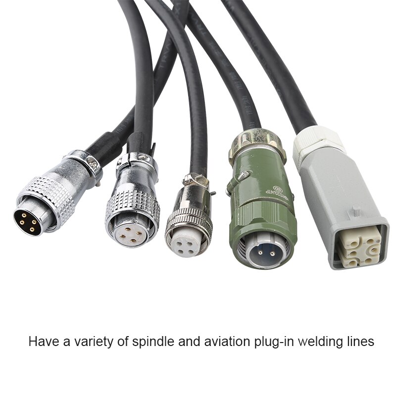 CNC Milling Machine Spindle Wire, Machine Tool Drag Chain Cable, Spindle Motor Aerial Plug Welding Wire With Shield