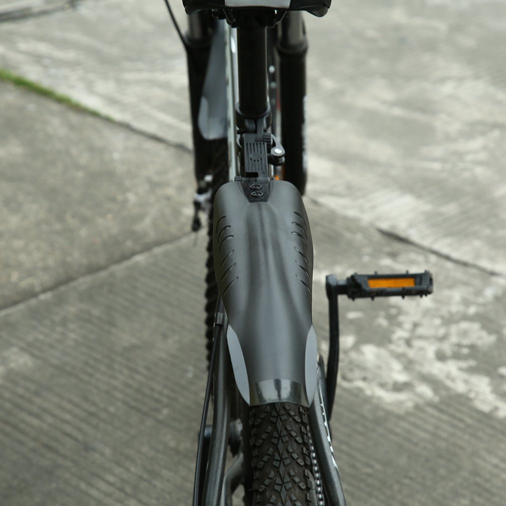 1 set 34mm- rörs cykelstänkskärm plast mtb mountainbike svanshuvud stänkskärm lerskydd skydd vingar framskärmar bak