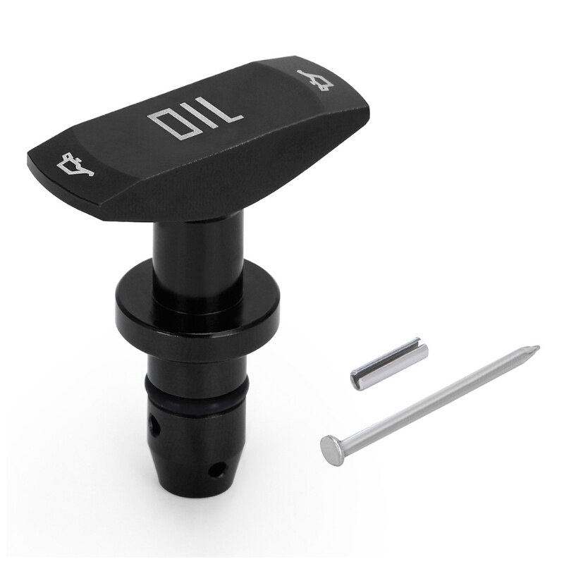 Auto Billet Aluminum Car Oil Dipstick Pull Handle Engine For GT V8 GT500 99-11: Black