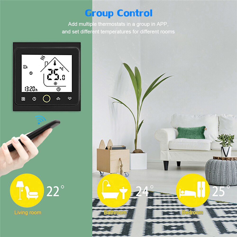 WiFi Smart Thermostat Temperature Controller APP Control For Google Home Alexa Water/Gas Boiler/Electric Heating Thermostat