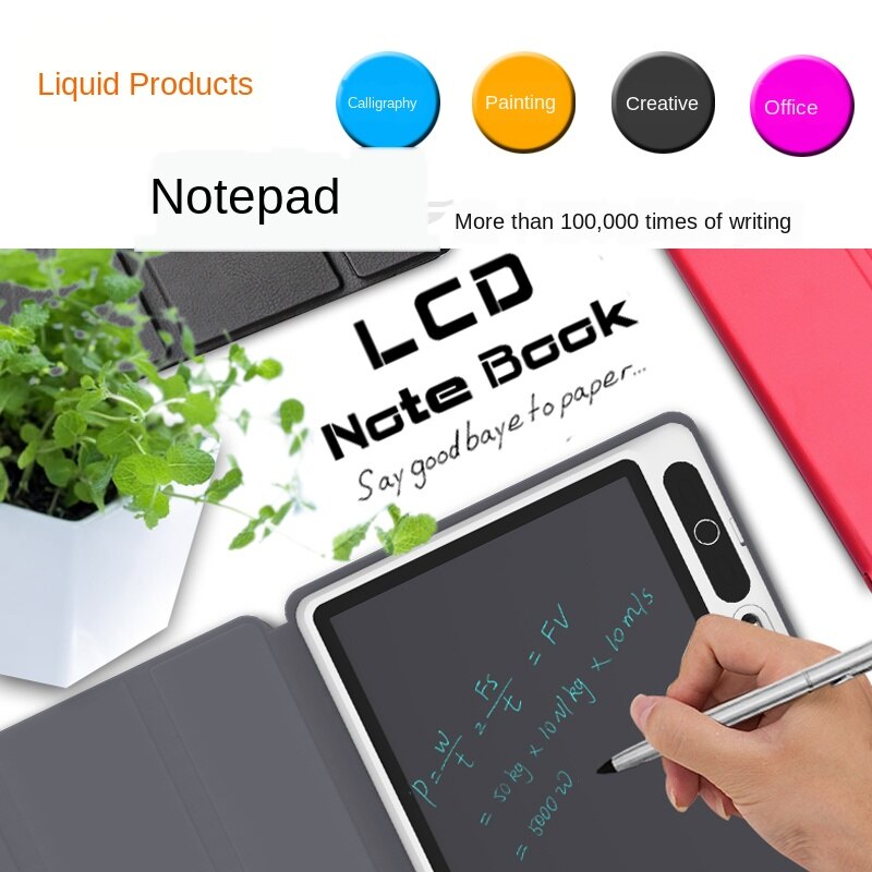 High-end PVC electronic notebook business office handwritten board repeatedly erase books for the meeting message