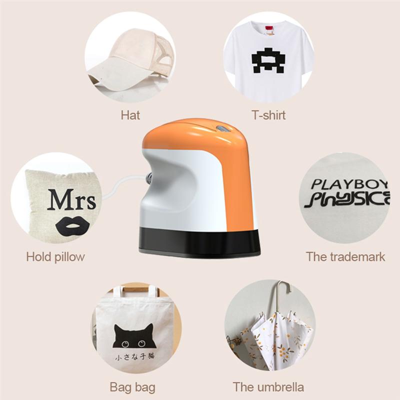 1 Set T-Shirt Heat Press Machine Heat Transfer Thermal Transfer Printer DIY Label Stamping Mini Heat Transfer Machine