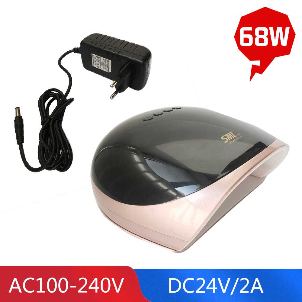 68W UV LED Nagel Droger Voor Alle Nagel Gels Dual Licht Nail Lamp Nail Art Tool 10 s/ 30 s/60 s Timer Professionele Nail Lampen LCD Display