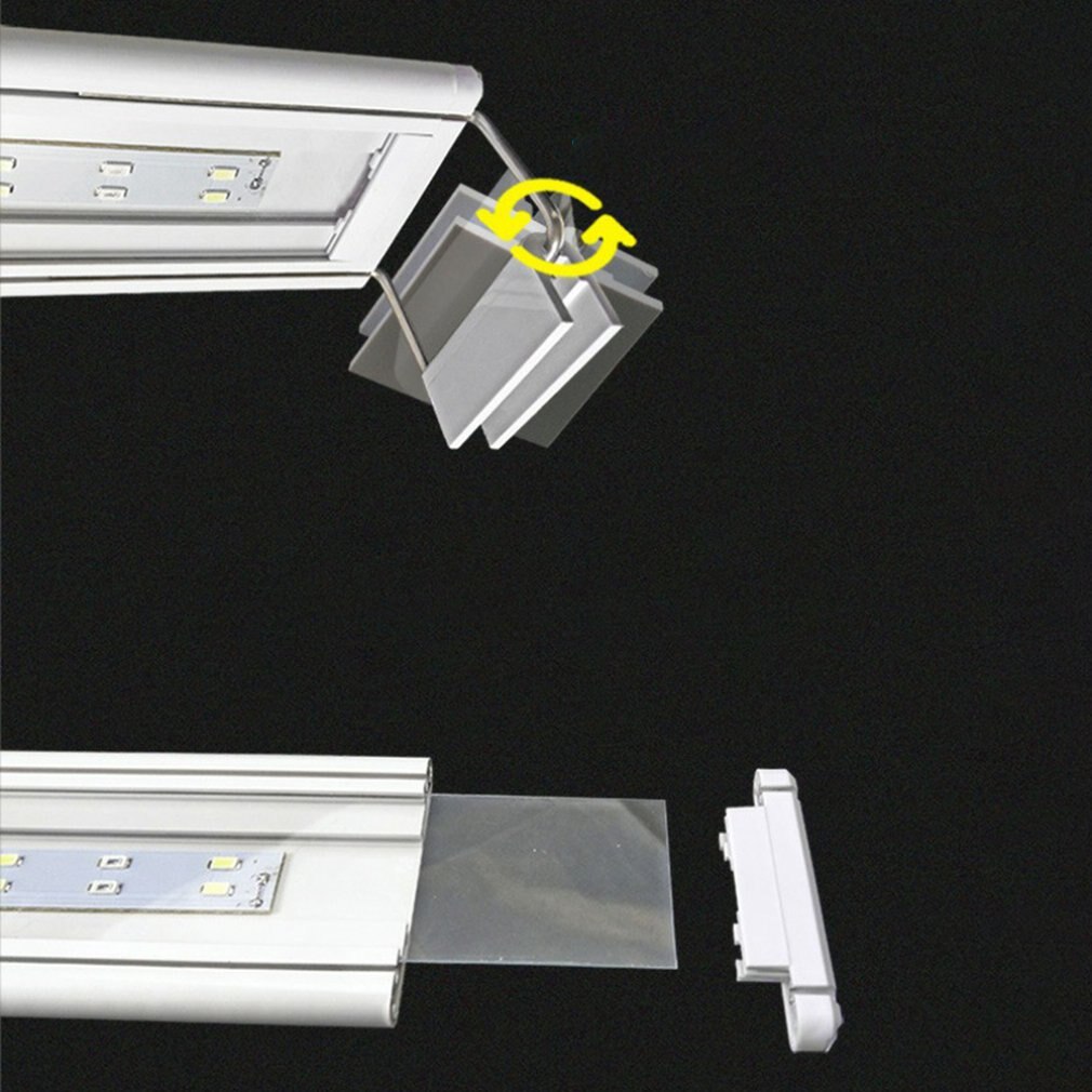 Quarium Light Stand Led Aquarium Light Glass Cylinder Aquarium Aquatic Led Sea Water Bracket Light