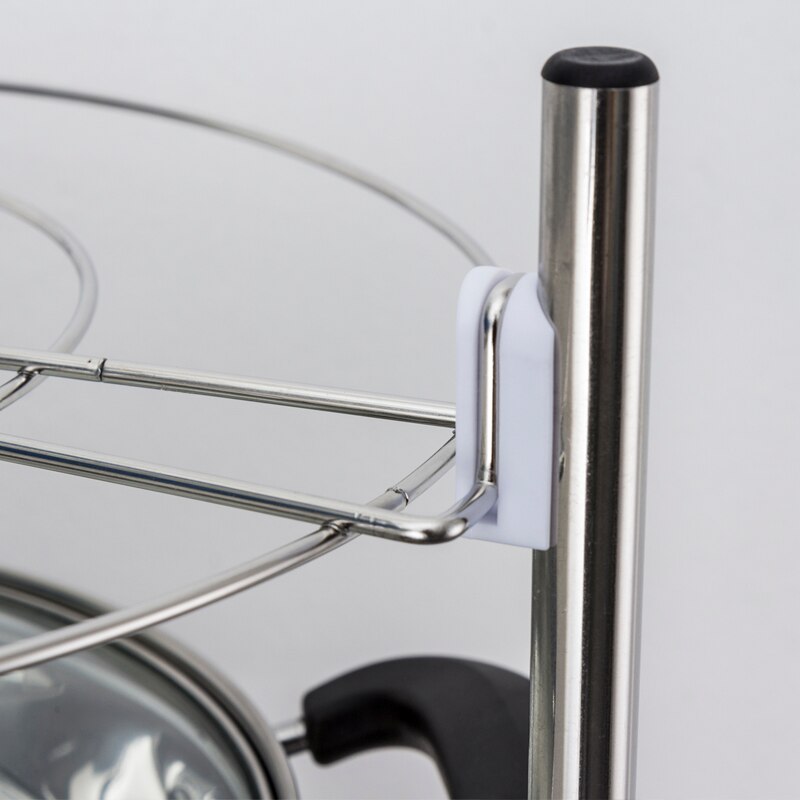 Accessoire Rangement Robinet Organisateur D'évier KitchenCraft En Silicone Gris - Porte-éponge Avec Crochet Robinet - 4x10x19,5 Cm Porte Eponge Evier Cuisine