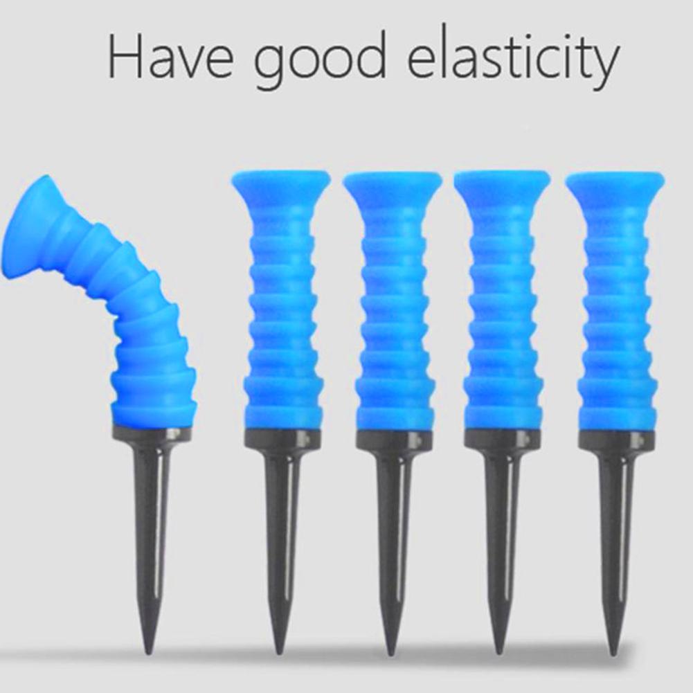 Mounchain Golf Elastic TEE Soft Rubber Sleeve Ball Nail Elastic Soft Stand Golf Tees Ball Nail Golfing Accessories Equipment