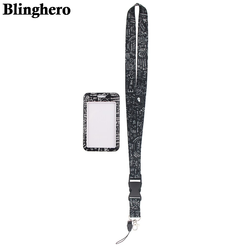 CB112 Math Formula Neck Strap Lanyard keychain Cell Phone Strap ID Badge Holder Rope Keyring Accessories Student Teacher