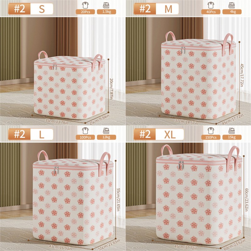 Wodoodporne Organizerzy Organizer na Ubrania Kosz na Brudną Bieliznę Torba robić Przechowywania Powrót robić Szkoły Składany Pojemnik na Kołdrę Torba: Beżowy