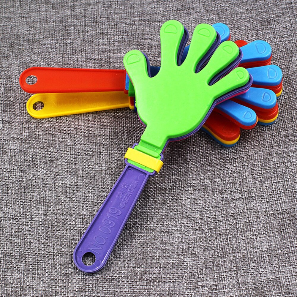 20pcs Plastic Hands Clap Funny Cheer Prop for Party Consert Club (Mixture Colour)