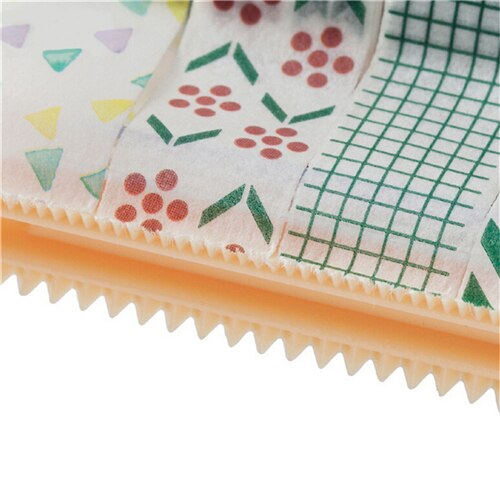 TUANTUAN 1PC Tape Storage Organizer Cutter Holder Office Tape Dispenser Office Supplies Stationery Masking Tape Cutter