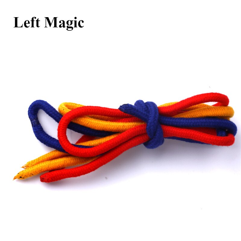 Three Strings Linking Ropes Magic Tricks Red Yellow Blue Magic Rope Close Up Street Magic Props Illusions Gimmick Accessories