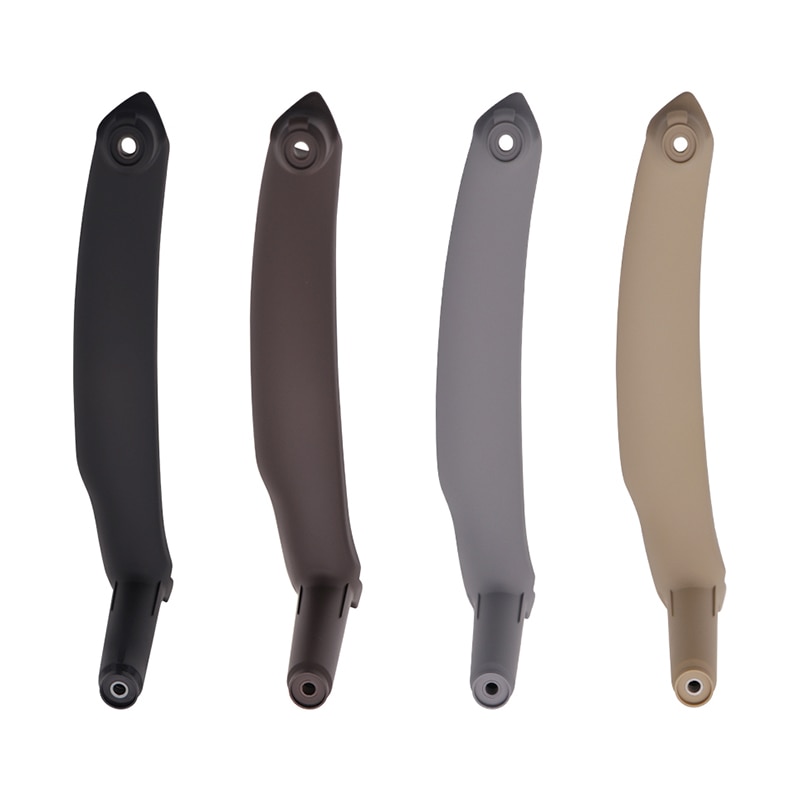Reposabrazos para puerta interior de coche, cubierta embellecedora de tirar, gris, marrón, negro, Beige, para BMW E70, X5, E71, E72, X6, 2006